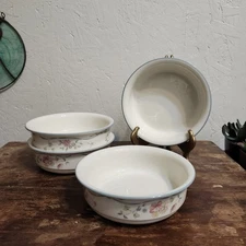 Set of 4 Lenox Country Cottage Courtyard  6.25" Cereal Soup Bowls Chinastone USA