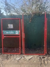 1x Temporary Site Fence Gate £100+vat Pedestrian Event Panel Security Mesh Door