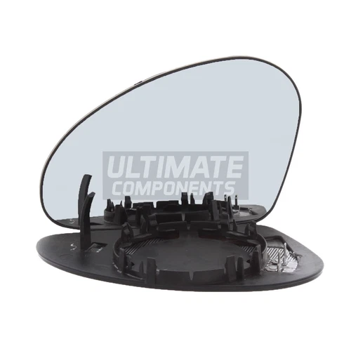 Wing Mirror Glass Seat Leon Hatchback 2003-2005 Convex Heated Passenger Side
