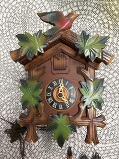Vintage German Cuckoo Clock for parts or repair