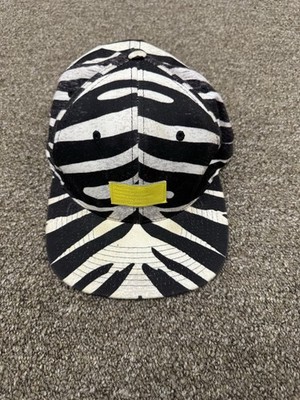 Black & White Zebra Stripe Hat SKU:D