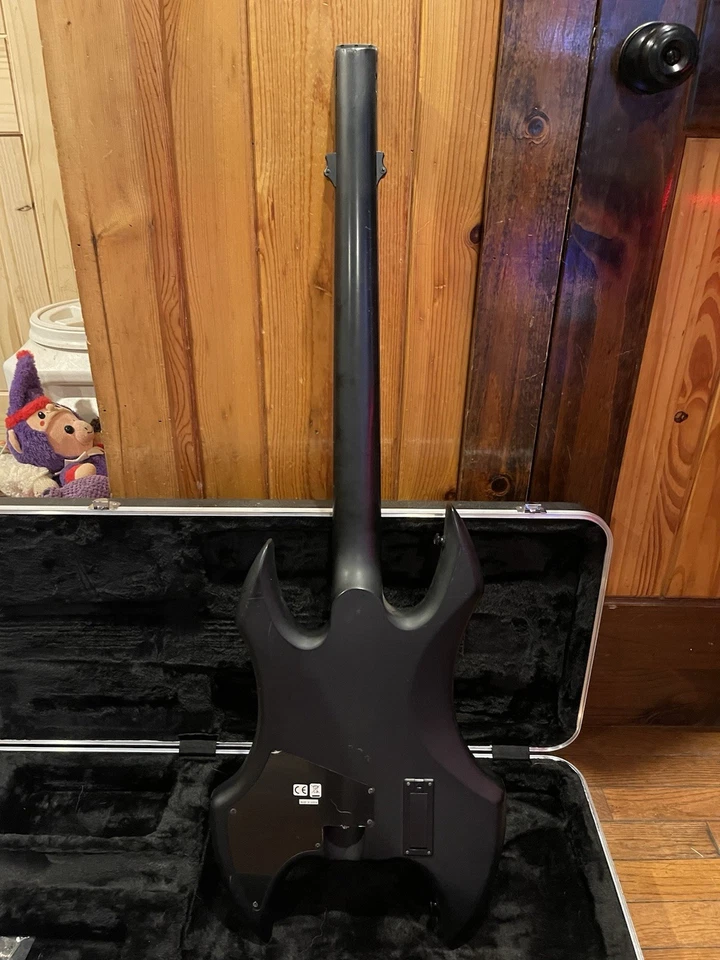 Rare Steinberg Synapse Demon Baritone Flat Black Electric Guitar &New Gator Case - Image 2 of 4