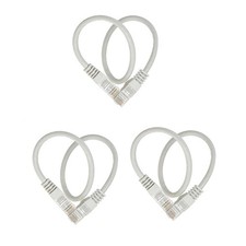 3 Pcs Cat 6 Ethernet Cable Braided 650Mhz CAT6 Network Cord RJ45 LAN Cables 3 FT
