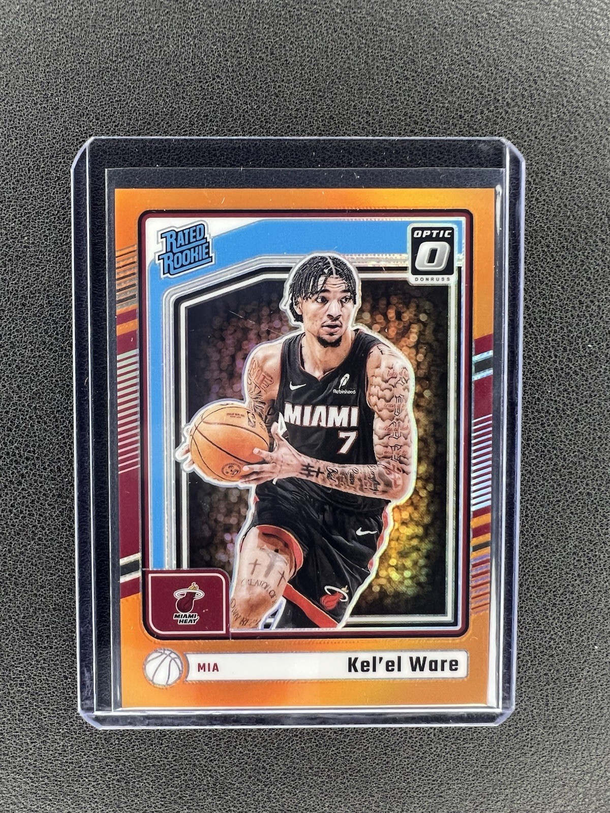 2024-25 Panini Donruss Optic - Rated Rookie Kel'el Ware #280 Orange Prizm /175 