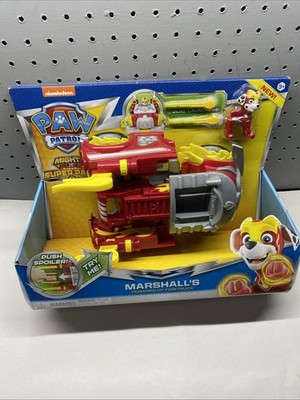 Paw Patrol Mighty Pups Super Paws Powered Marshall Firetruck Transforming