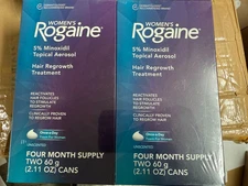 Women’s Rogaine 5% Minoxidil Topical hair regrowth 8 month supply, exp 2026+