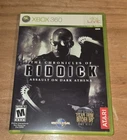 The Chronicles of Riddick: Assault on Dark Athena Xbox 360  NTSC with manual