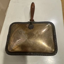 EPCA BRISTOL VINTAGE Silverplate By Poole 28 Silent Butler Wood Handle