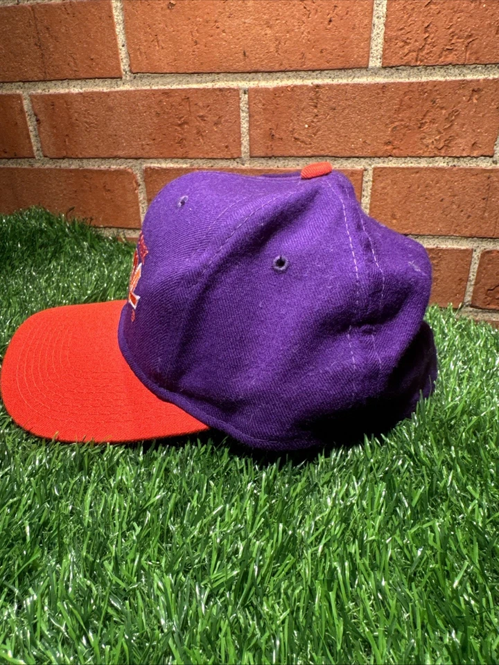 Sports Specialties Sz 7 1/4 Vintage 90s Phoenix Suns Script Hat NBA Fitted Wool - Image 4 of 4