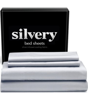 Silver Infused Bed Sheets Set, Split King