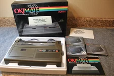 OKIMATE 10 Color Printer For Commodore C64 64C +4 C128 Vintage With Box MORE