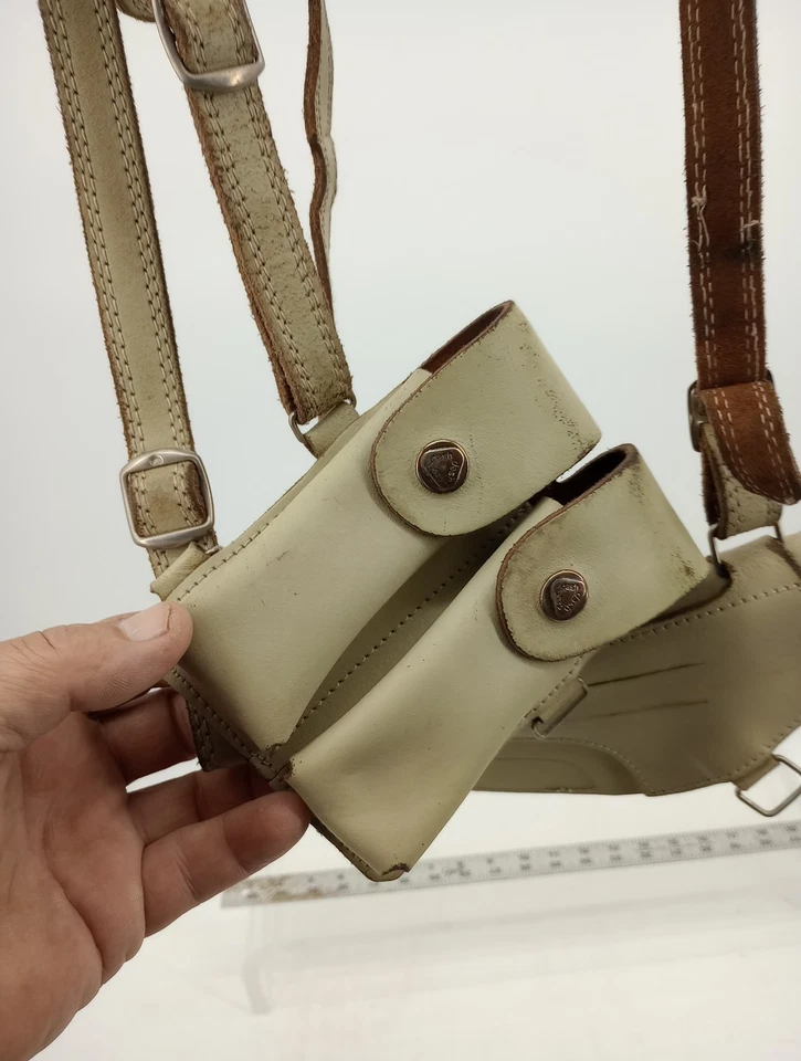 Funda de hombro de cuero STRIKER, OIF horizontal 1911 + otros Miami Vice Foto 4 de 4