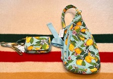 Mochila Bandolera Vera Bradley Lemon Grove y Bandolera 3 en 1 Nueva con Etiquetas