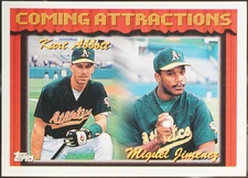 1994 Topps Baseball Kurt Abbott / Miguel Jimenez CA, RC #773 NM