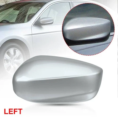 Silver Left Driver Side Mirror Cover Cap For Honda Accord 2008 2009 2010 2011 12
