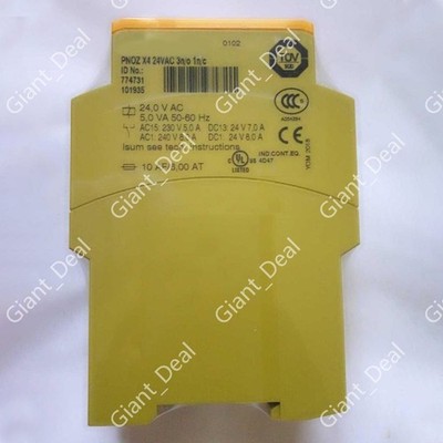 PNOZ X4 774731 Safety Relay Replacement for Pilz 24VAC 3n/o 1n/c Single Dual-Cha