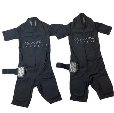 Impulse Body Fitness EMS Workout Suit Vests Bands Mens XS Lot Of 2