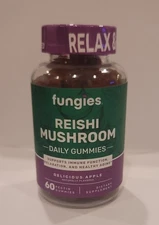 Fungies Reishi Mushroom Gummies, Delicious Apple, 60 Gummies Exp: 12/26 