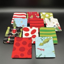Robert Kaufman Dr. Seuss 11 Fat Quarter Set - The Grinch That Stole Christmas