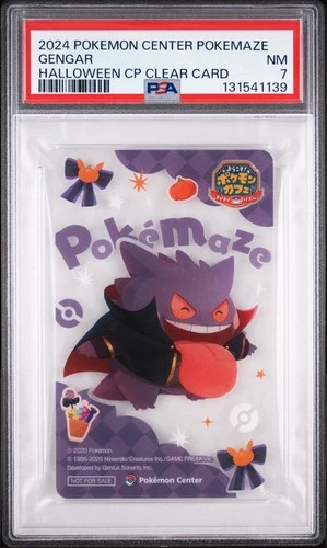 2024 POKEMON CENTER WELCOME! POKEMON CAFE MIXING PUZZLES GENGAR PSA 7