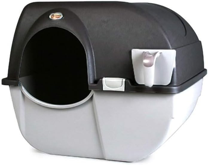 Omega Paw Self Cleaning Cat Litter Box, Elite Roll 'N Clean 
