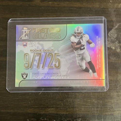 2025 Topps Signature Ashton Jeanty Base (RAW)