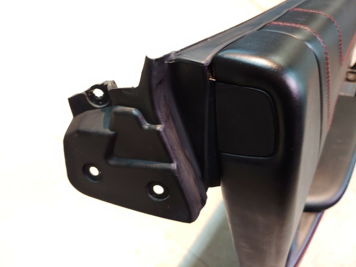 Ferrrari 575M Maranello Genuine Door Panel Black / Red Stitch Left