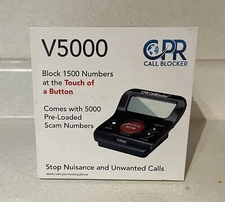 CPR V5000 Call Blocker Block Robocalls Spam For Landline Phones
