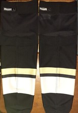 PRO Reebok RBK Edge Hockey Socks Penguins Stanley Cup era Black Vegas Gold White