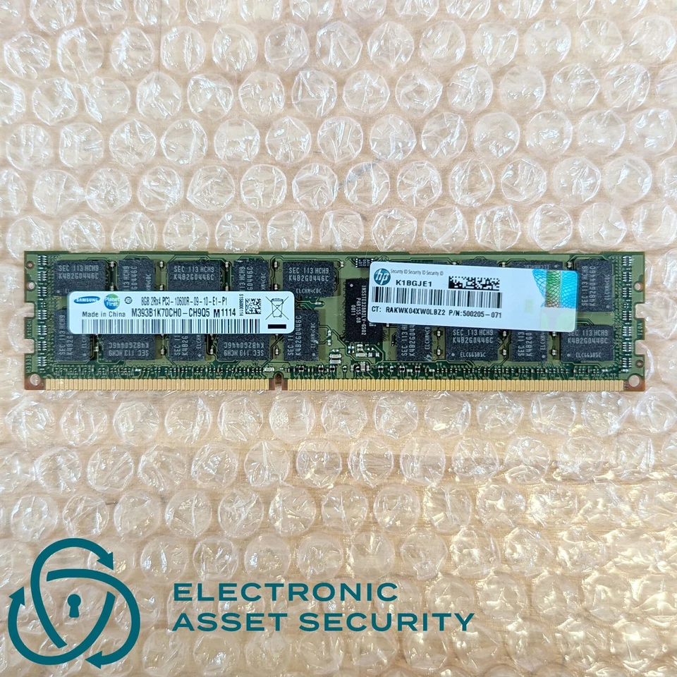 (Lot of 24) Samsung 8GB 2Rx4 PC3-10600R ECC Reg Server Memory - Image 2 of 2