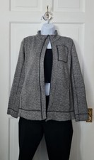 Nwnt Designer Andrew Marc Grey & White Blazer. size 8.