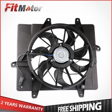 Radiator Cooling Fan Motor Assembly For 01-05 Chrysler PT Cruiser 2.4L 5017407AA