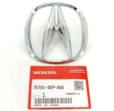 Genuine OEM Acura 75701-SEP-A00 Trunk Lid Emblem Badge Nameplate 04-08 Acura TL