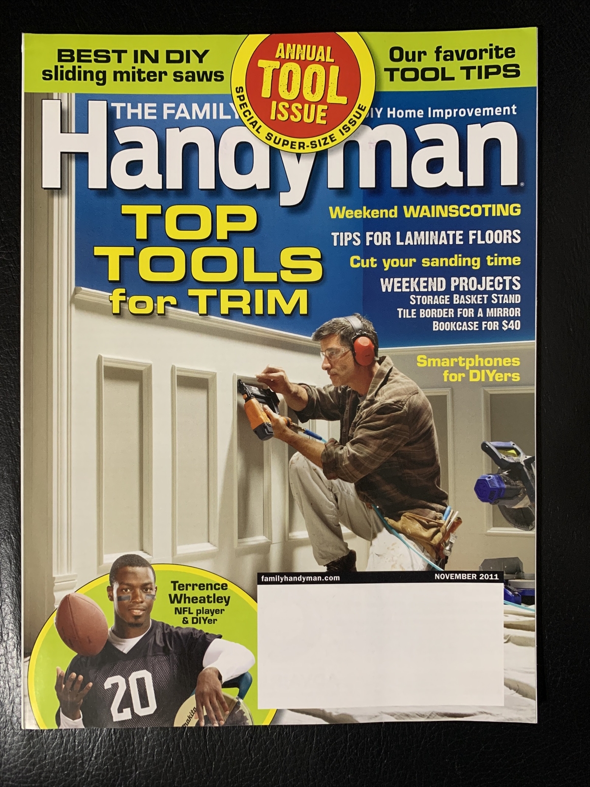Magazine - FAMILY HANDYMAN - Nov 2011 - Tool Issue, DIY, Terrence Wheatley