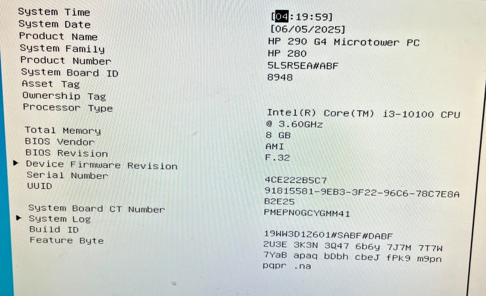 HP 290 G4 Microtower PC - i3-10100 - 8GB RAM - 240GB SSD - WIN (OFFERS OK) - Image 2 of 4