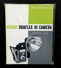 Kodak Duaflex III 3 Camera Kodar Lens Instruction Manual USer's Bookley ORIGINAL