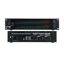 EQ-323 2U Dual 31-band Graphic Equalizer Spectrum Digital Equalizer for Stage