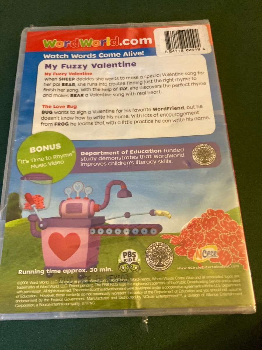 WordWorld: My Fuzzy Valentine (DVD, 2009) 843501007266| eBay