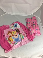 Disney Princess Pajamas Sleepwear Girls 2pc Set Size 4T Polyester New with Tags