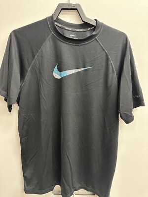 Nike Swim Dri-Fit Mashup Men's Short-Sleeve Rashguard Size XL