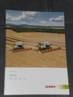Claas Trion 750, 730, 720 Combine Brochure from 09/2024 (C 205)