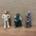 LOT of 3 VINTAGE STAR WARS ACTION FIGURES LFL 1983 HONG KONG Rubber