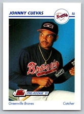 1991 Line Drive AA #205 Johnny Cuevas Greenville Braves