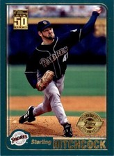 2001 TOPPS STERLING HITCHCOCK . SAN DIEGO PADRES #435