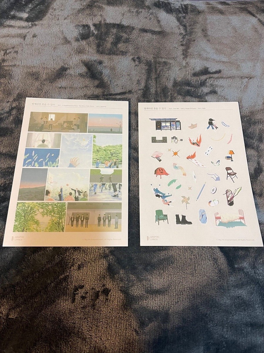 BTS Graphic Lyrics Special Package (Full Set) (Original) | eBay