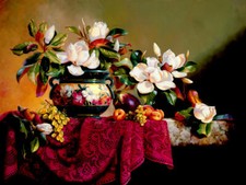 Ceramic Backsplash Tile Mural Floral Kitchen/Bathroom - Southern Hospitality