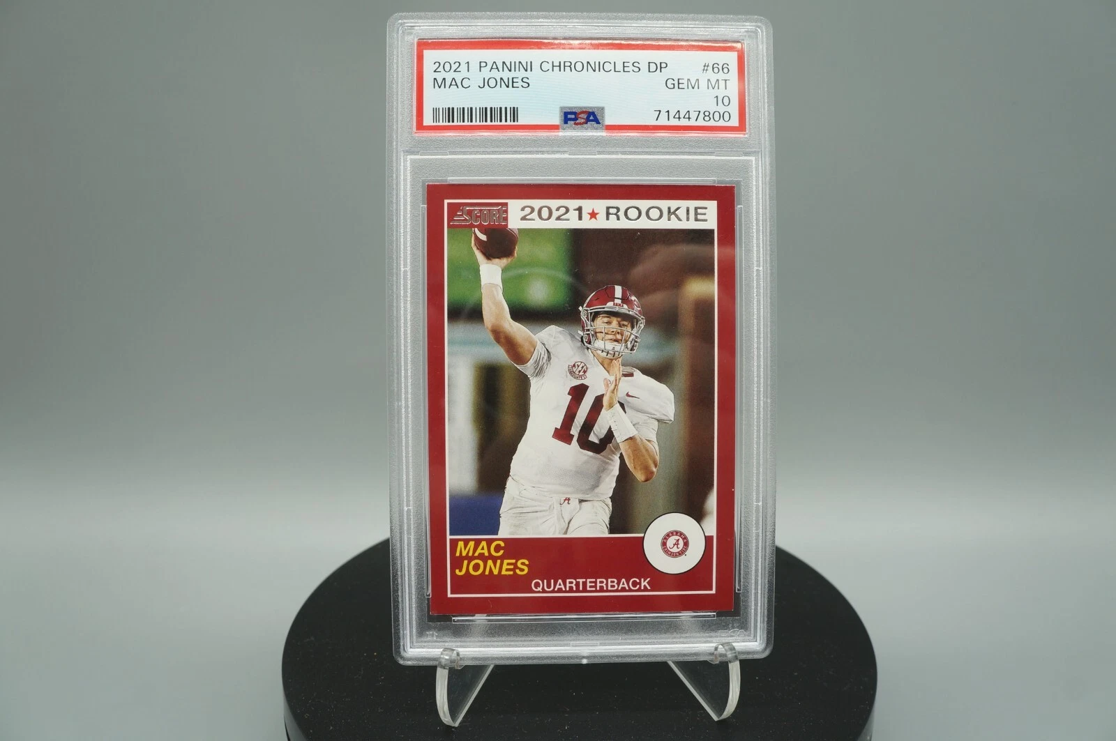 Mac Jones Panini Chronicles Draft Picks #66 Base