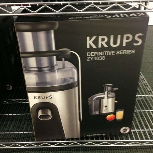Krups Definitive Stainless Steel Extractor Juicer ( ZY-4038) 550 WATTS |  eBay