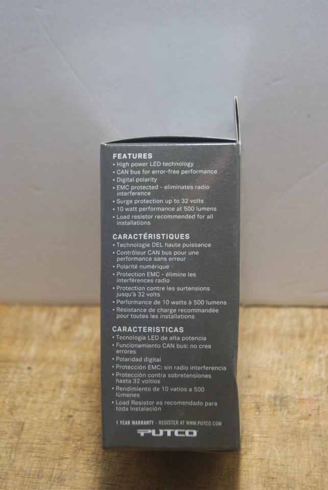 Putco735-0166 Metal 360 LED 6500K Cool White Advanced Technology Lights 1157 NEW - Image 4 of 4