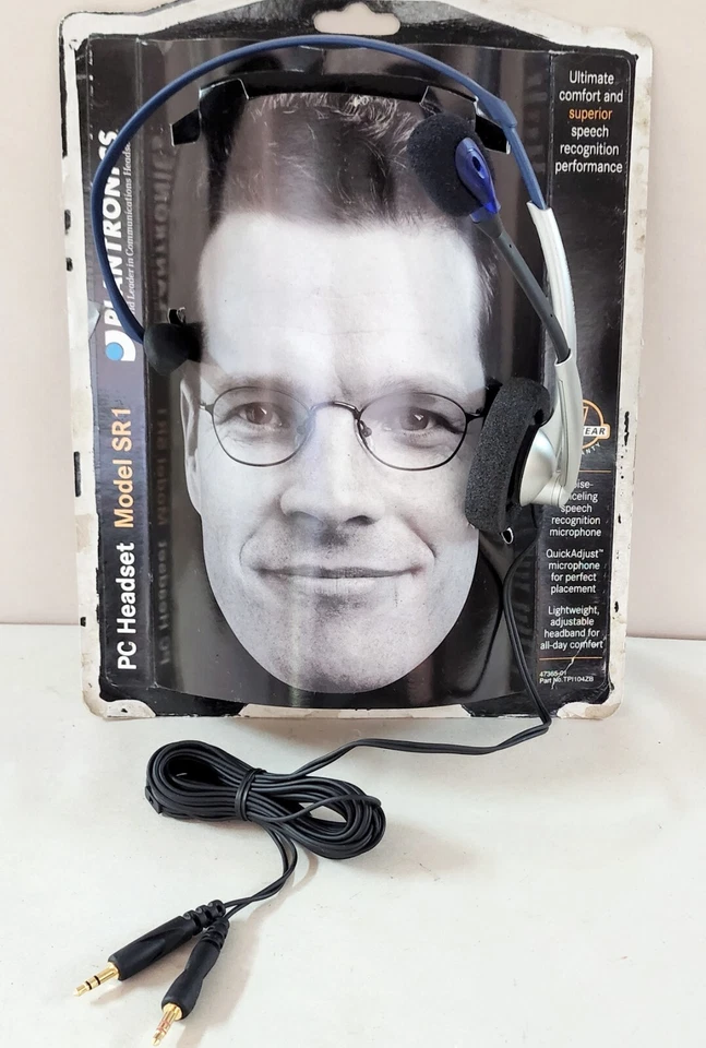 Plantronics SR1 Lightweight Stereo Headset - Image 2 of 4